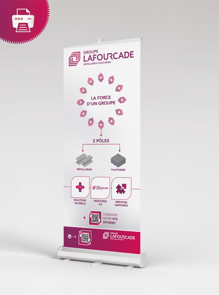 ROLL-UP "Groupe Lafourcade"